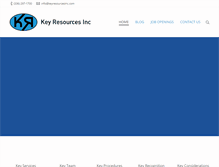 Tablet Screenshot of keyresourcesinc.com